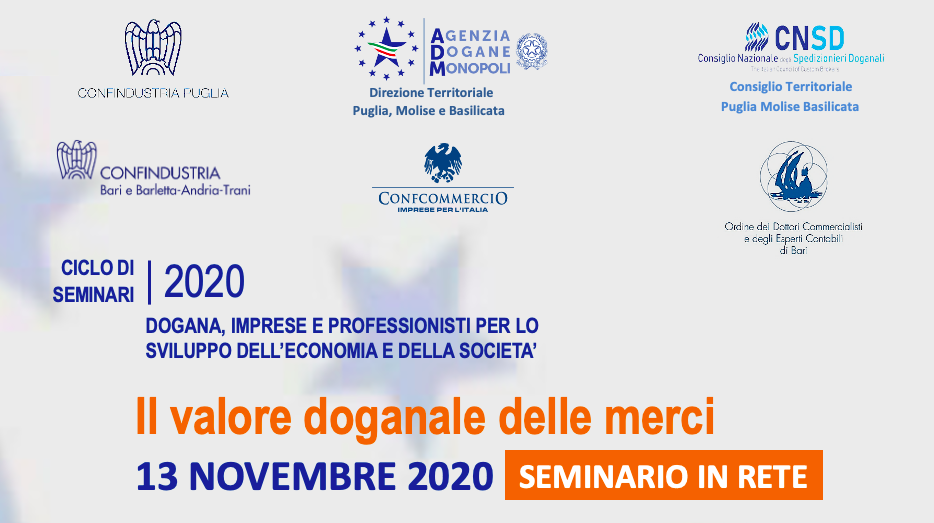 Il valore doganale delle merci